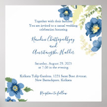 Elegant Minimalist Wedding Invitation Template | E