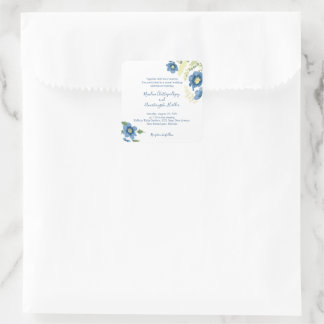 Elegant Minimalist Wedding Invitation Template | E Square Sticker