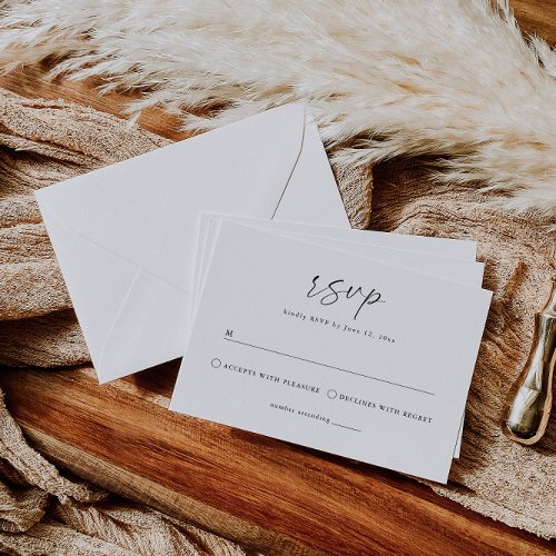 Elegant Minimalist Wedding