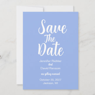 Elegant Minimalist Wedding Save The Date