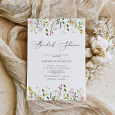 Colorful Wildflower | Bridal Shower Invitation
