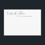 Elegant Minimalist Wishes & Advice Cards<br><div class="desc">This elegant design features a script heading in any color and your customized text. Add your text using the template form. Select the option to customize further to change text styles and colors.</div>