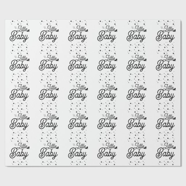 Elegant Minimalist Wrapping Paper (Flat)