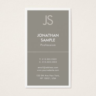 Elegant Minimalistic Design Popular Modern Plain Business Card Elegant Minimalistic Design Popular Modern Plain Business Card