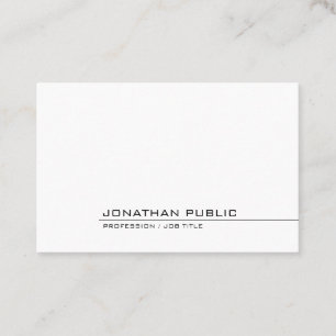 Elegant Minimalistic Template Professional Modern Business Card