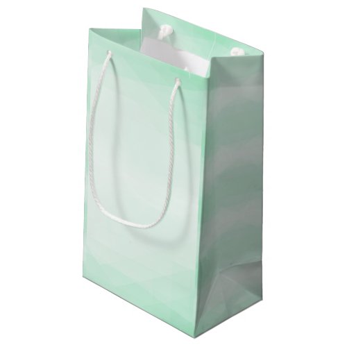 Elegant Mint Green Color Creative Modern Template Small Gift Bag