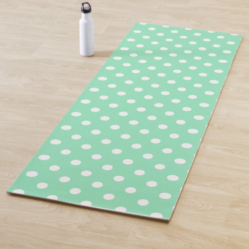 Elegant Mint Green Fitness Modern Template Yoga Mat