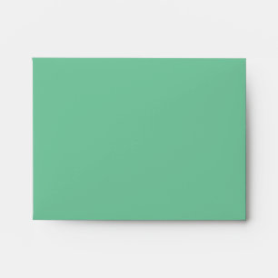 Elegant Mint Green Linen RSVP Envelopes