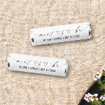Elegant Mint to Be Script Heart Wedding<br><div class="desc">Elegant Mint to Be Script Heart Wedding Breath Savers® Mints</div>