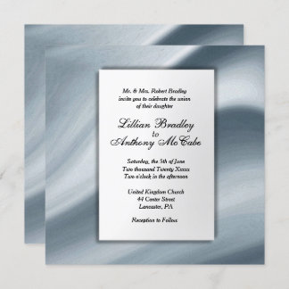 Elegant Mist Wedding Invitation