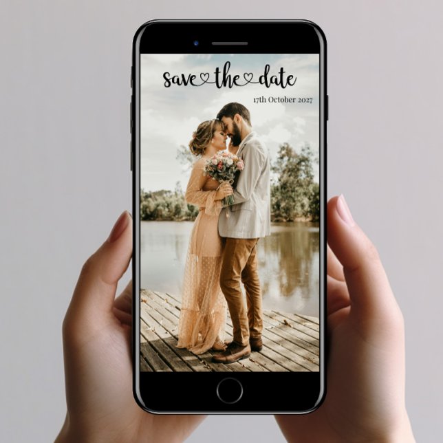 Elegant Mobile & Print-Friendly Save the Date  Invitation (Creator Uploaded)