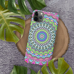 Elegant Modern Abstract Bohemian Mandala Art iPhone 11 Pro Max Case