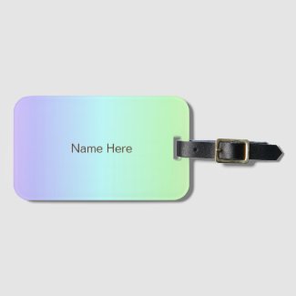 Elegant Modern Abstract Colorful Rainbow Brown