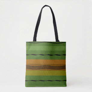 Elegant Modern Abstract Geometric art in green Tote Bag