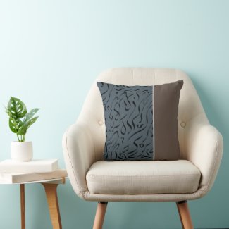 Elegant Modern Abstract Line Art Grey Green Taupe