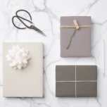 Elegant Modern Alabaster Taupe Gray Solid Color Wrapping Paper Sheets<br><div class="desc">A modern combination of alabaster,  shades of taupe and gray gift wrap for your events,  important milestones and happy celebrations.</div>
