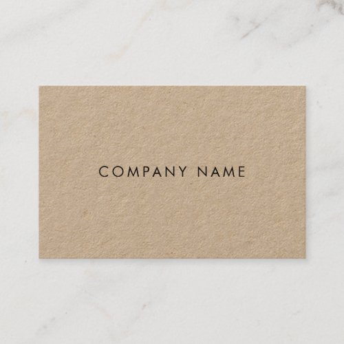 Elegant Modern Attractive Graceful Company Plain Business Card