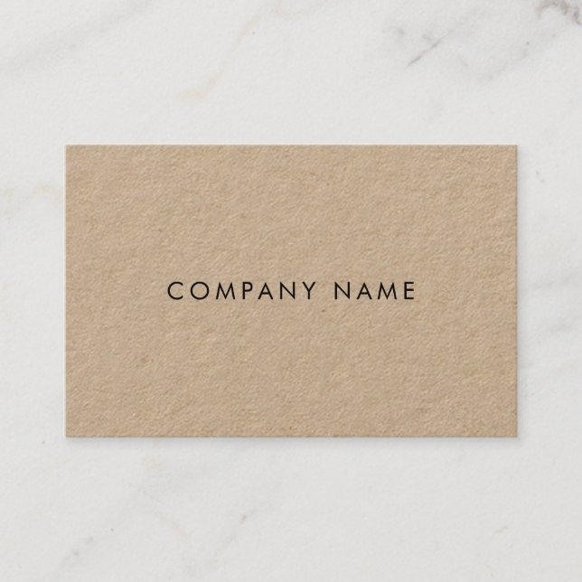 Elegant Modern Attractive Graceful Company Plain Business Card (Front)