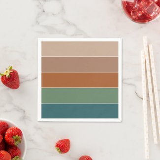 Elegant Modern Autumn Colors Striped