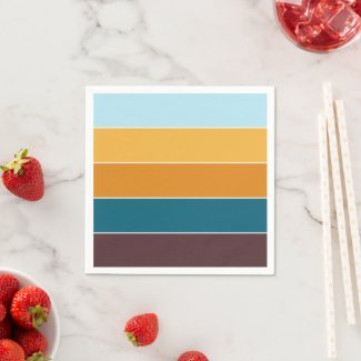 Elegant Modern Autumn Colors Striped