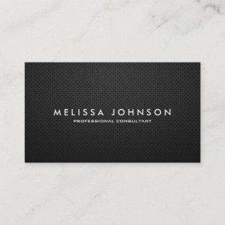 Elegant & Modern Black and Gold Professional Business Card