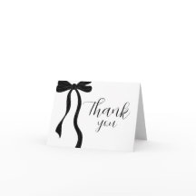 Elegant Modern Black Bow Birthday