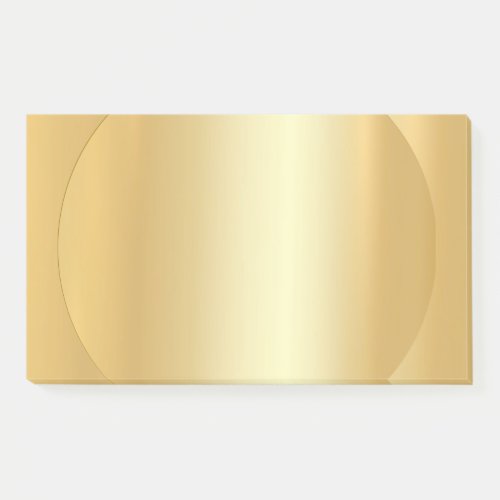 Elegant Modern Blank Template Custom Faux Gold Post_it Notes
