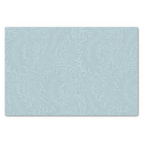 Elegant Modern Blue Floral Pattern Tissue Paper