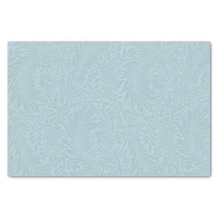 Elegant Modern Blue Floral Pattern Tissue Paper Zazzle