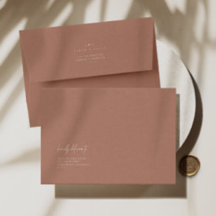 50 Pack Blush Pink 5x7 Envelopes for Invitations, Wedding, A7 Size with  Bronze Lining and Self Adhesive Peel and Stick