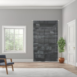 Elegant Modern Brick Pattern for Home Decor Sheer Curtains