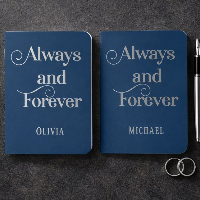 Elegant Modern Bride Groom Wedding Vows Book (Elegant Wedding Vows Book for couples. Vow renewal anniversary. Keepsake.)