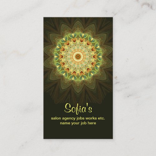 elegant modern business card
