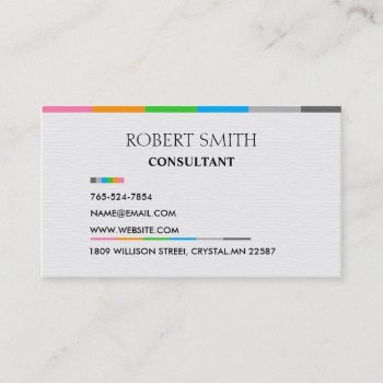 Elegant Modern Business Cards (pack Of 100) by Pick_Up_Me at Zazzle