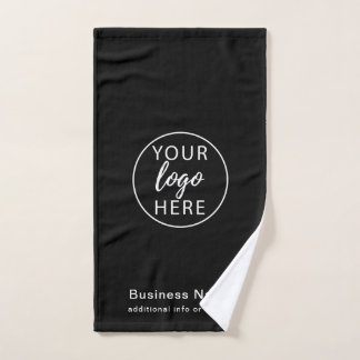Elegant Modern Business Logo Custom Hand Towel