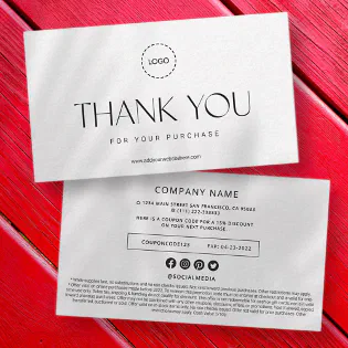 Elegant Modern Business Promo Coupon Ad Campaign Note Card Elegant Modern Business Promo Coupon Ad Campaign Note Card