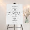 Elegant Modern Calligraphy Wedding Welcome Sign