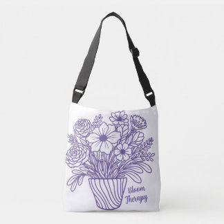  Elegant modern canvas create your own for her  Crossbody Bag