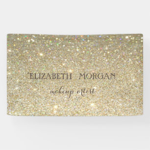 Elegant Modern Chic Glittery Bokeh, Banner