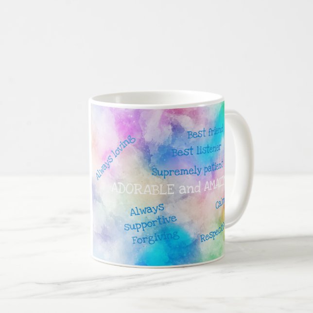 Elegant Modern Chic Great Mother Adorable Amazing  Coffee Mug (Front Right)