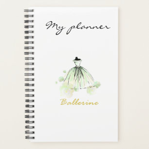 Elegant Modern Chic Watercolor Fashion Summer Planner