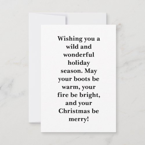 Elegant Modern Christmas Holiday Card