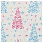 Elegant Modern Christmas tree Fabric