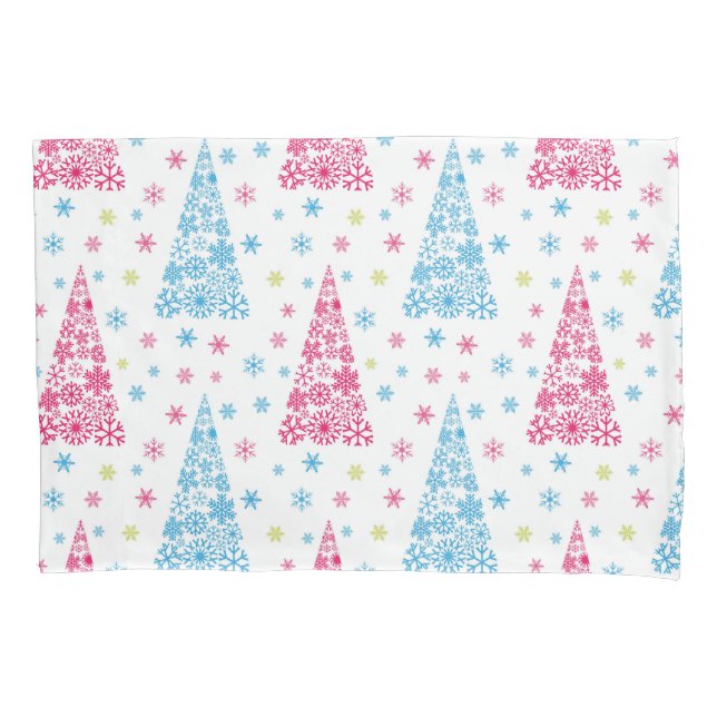 Elegant Modern Christmas tree Pillow Case (Front)