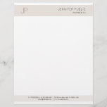 Elegant Modern Color Harmony Monogram Template Letterhead<br><div class="desc">Elegant Modern Color Harmony Monogram Template Letterhead.</div>