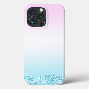 Elegant Modern colorful gradient glitter Rainbow iPhone 13 Pro Case