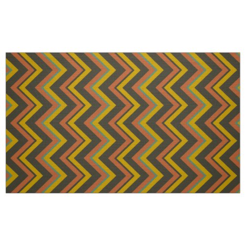 Elegant Modern Colorful Zigzag Chevron 2 Fabric