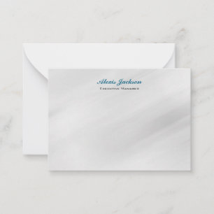 Elegant Modern Contemporary Style Grey Background Note Card