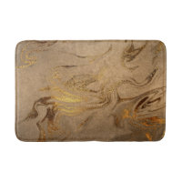 Elegant modern copper gold marble look