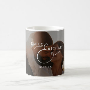 Elegant Modern Couple Photo Coffee Mug
